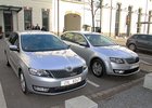 Škoda Octavia a Rapid na první společné fotce