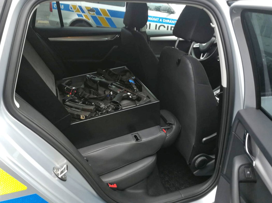 Policejní Škoda Octavia Combi