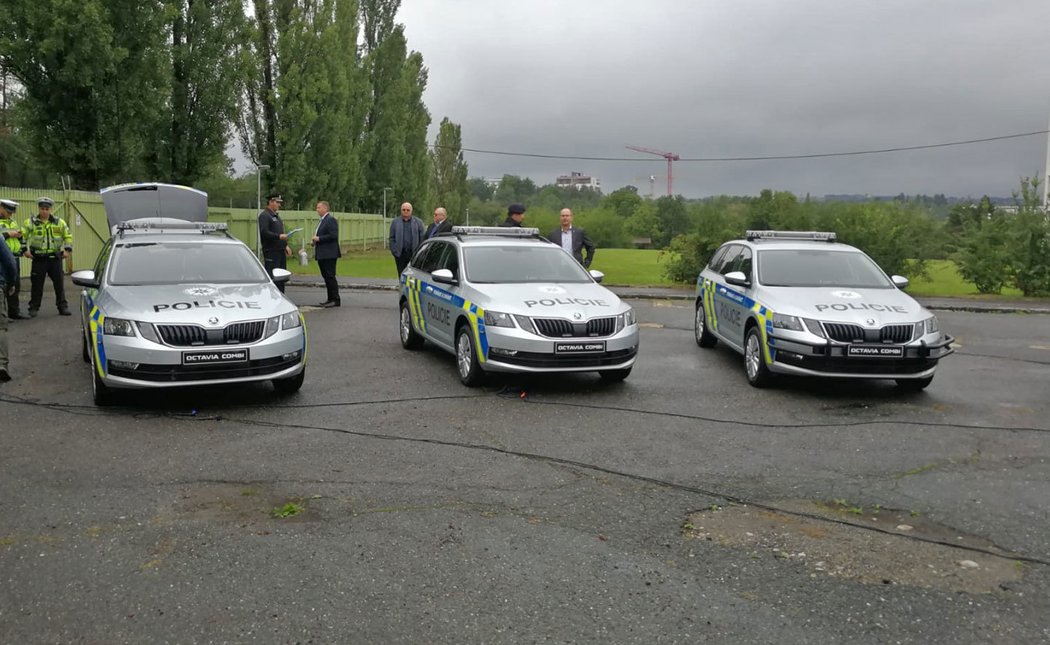 Policejní Škoda Octavia Combi