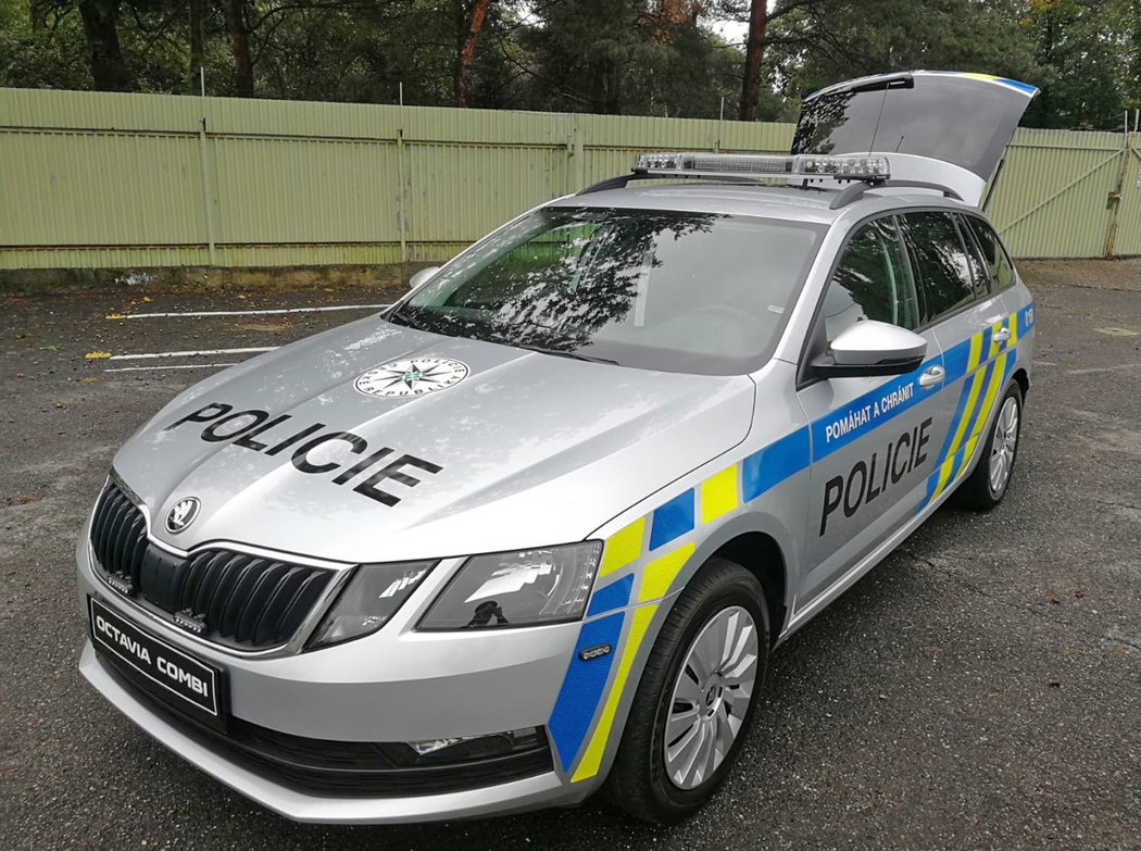 Policejní Škoda Octavia Combi