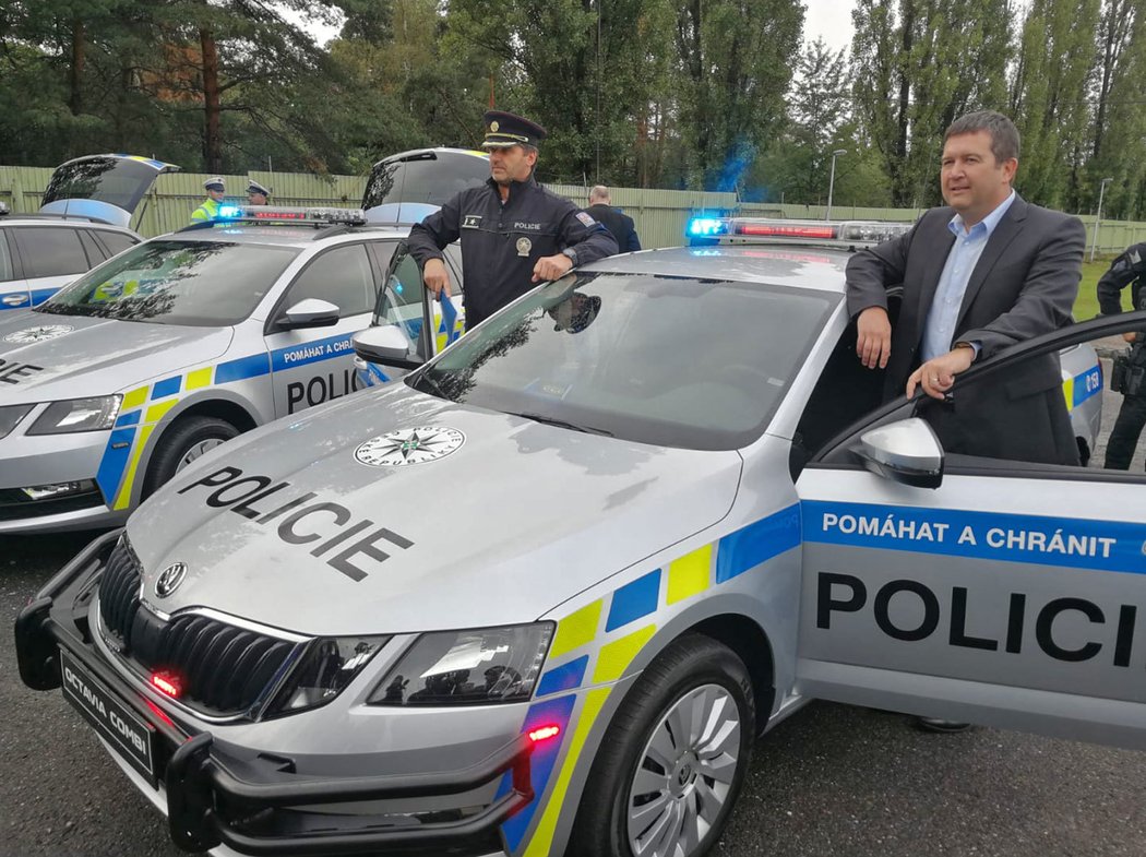 Policejní Škoda Octavia Combi