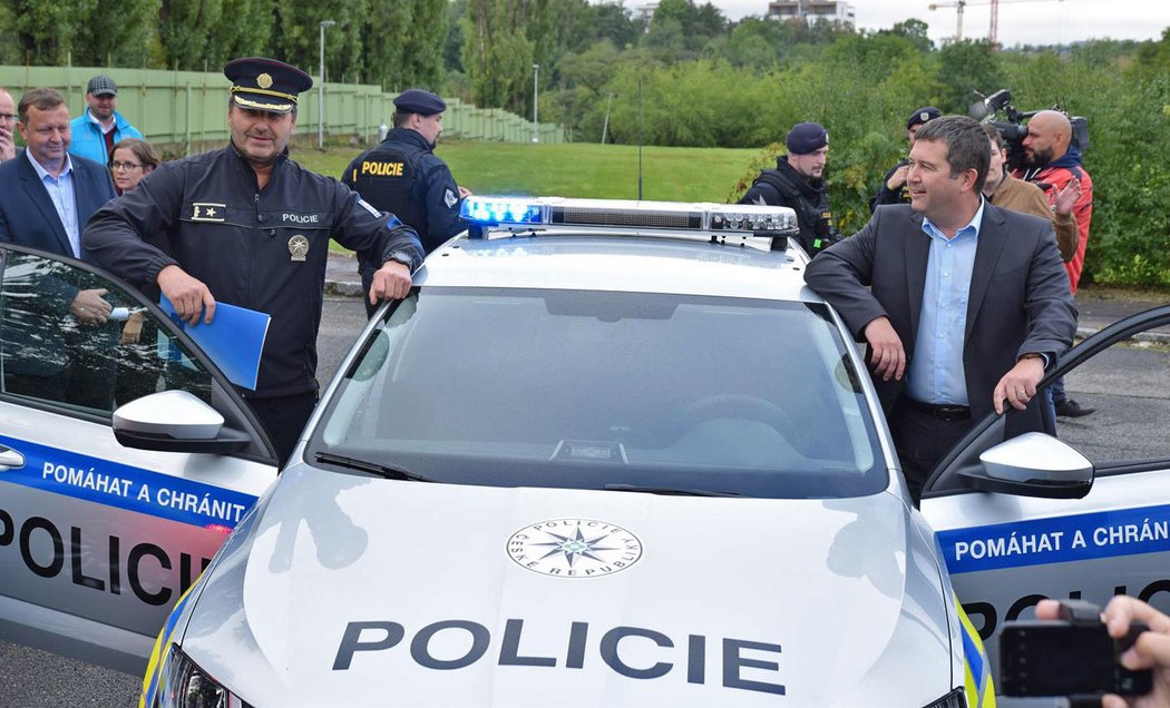 Policejní Škoda Octavia Combi