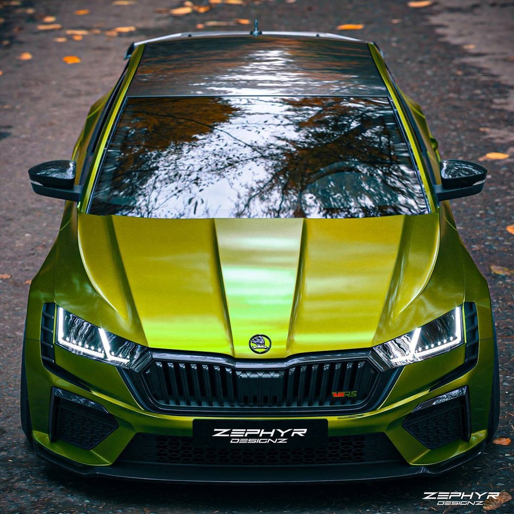 Custom Octavia GALERIE: Jak by se vám líbila Škoda Octavia s widebody kitem? | FOTO 1 ...