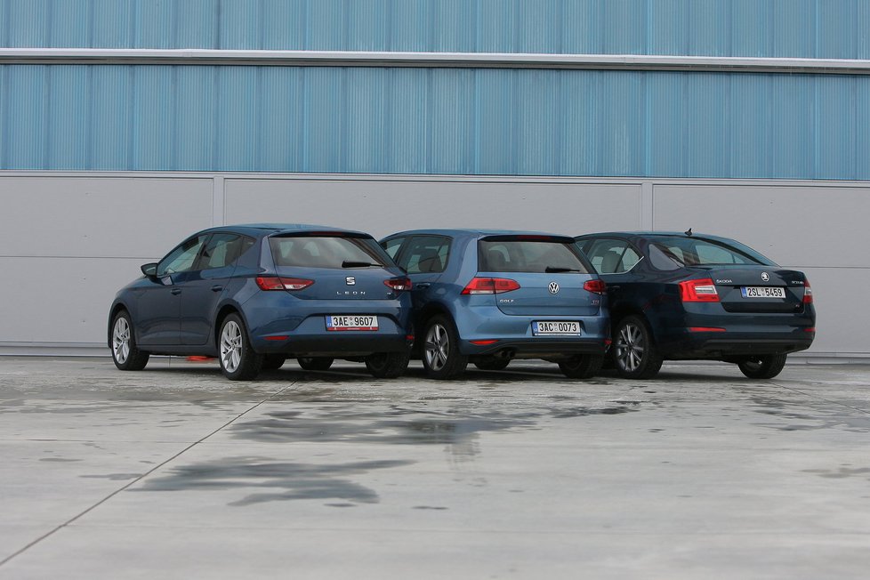 Škoda Octavia vs. Volkswagen Golf vs. Seat Leon