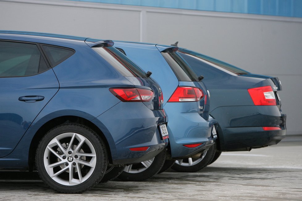 Škoda Octavia vs. Volkswagen Golf vs. Seat Leon