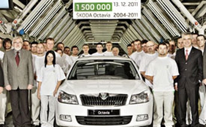 Škoda Auto vyrobila 1,5miliontou Octavii II (A5)