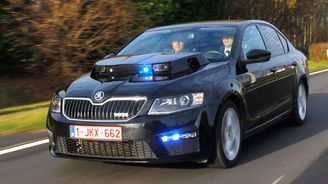 Škoda Octavia belgické policie připomíná slavného Knight Ridera