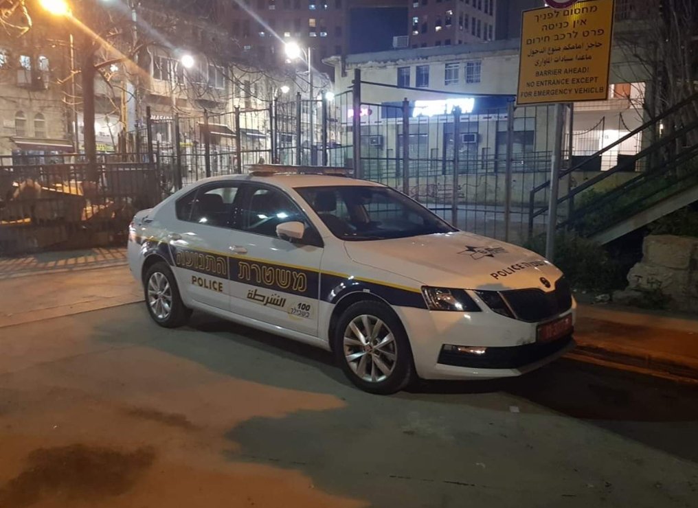 Izraelská policejní Škoda Octavia.