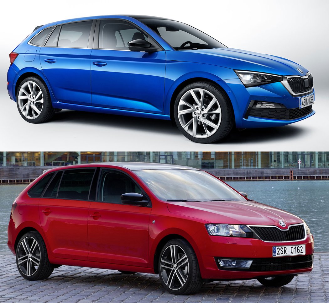 Škoda Scala vs Škoda Rapid