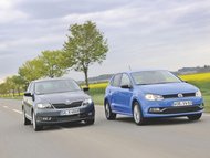 Škoda Rapid Spaceback vs. Volkswagen Polo