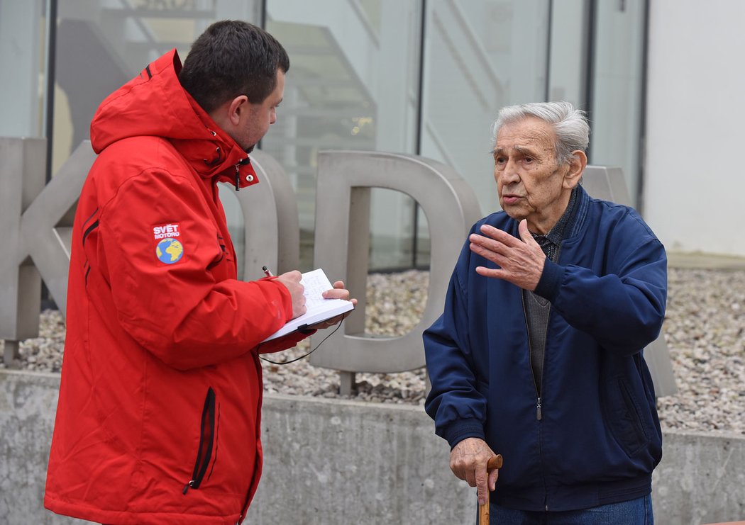 Josef Stádník, majitel Škody 100