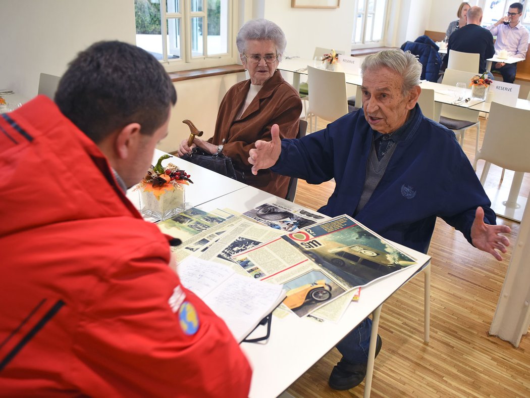 Josef Stádník, majitel Škody 100