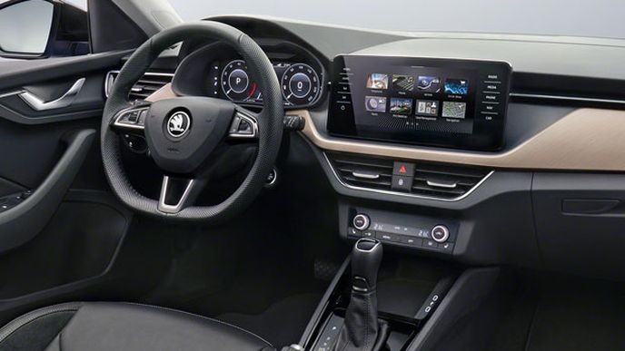 Škoda Scala poprvé odhaluje interiér! Jak mu sluší zcela nová obrazovka? Škoda Scala poprvé odhaluje interiér! Jak mu sluší zcela nová obrazovka?