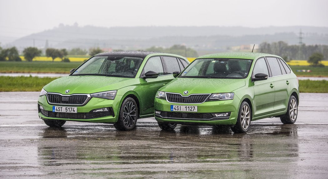 Škoda Scala 1.0 TSI vs. Škoda Rapid 1.0 TSI