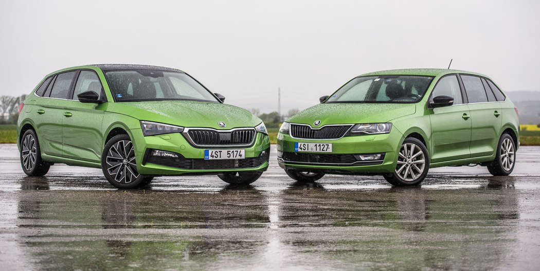 Škoda Scala 1.0 TSI vs. Škoda Rapid 1.0 TSI