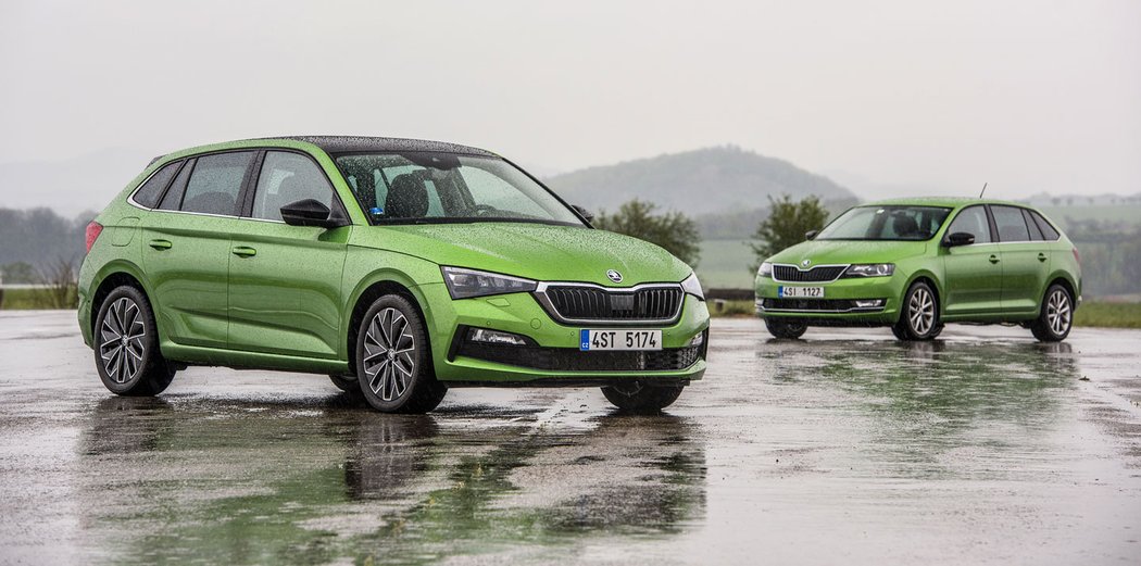 Škoda Scala 1.0 TSI vs. Škoda Rapid 1.0 TSI