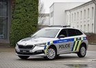 Policejní Škoda Scala oficiálně: Majáky doplňuje upravený podvozek