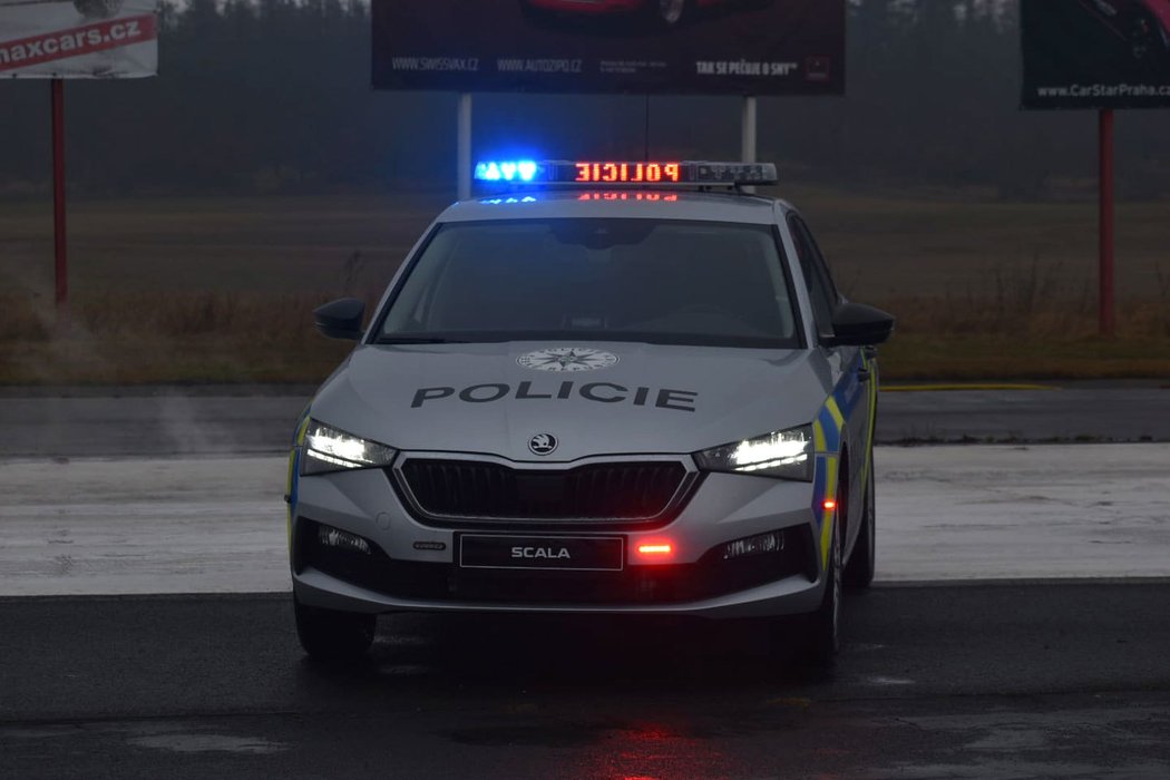 Policejní Škoda Scala
