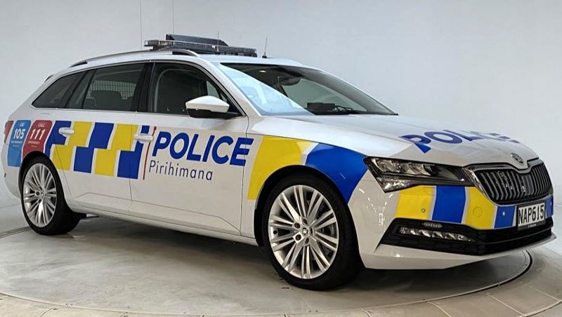 Škoda Superb pro novozélandskou policii