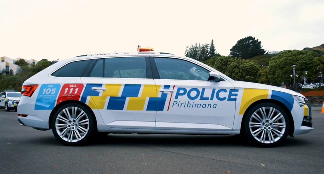 Škoda Superb pro novozélandskou policii