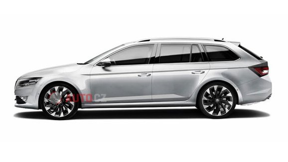 Škoda Superb Combi: Tahle ilustrace prý odpovídá skutečnosti