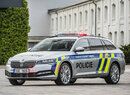 Policejní Škoda Superb Combi