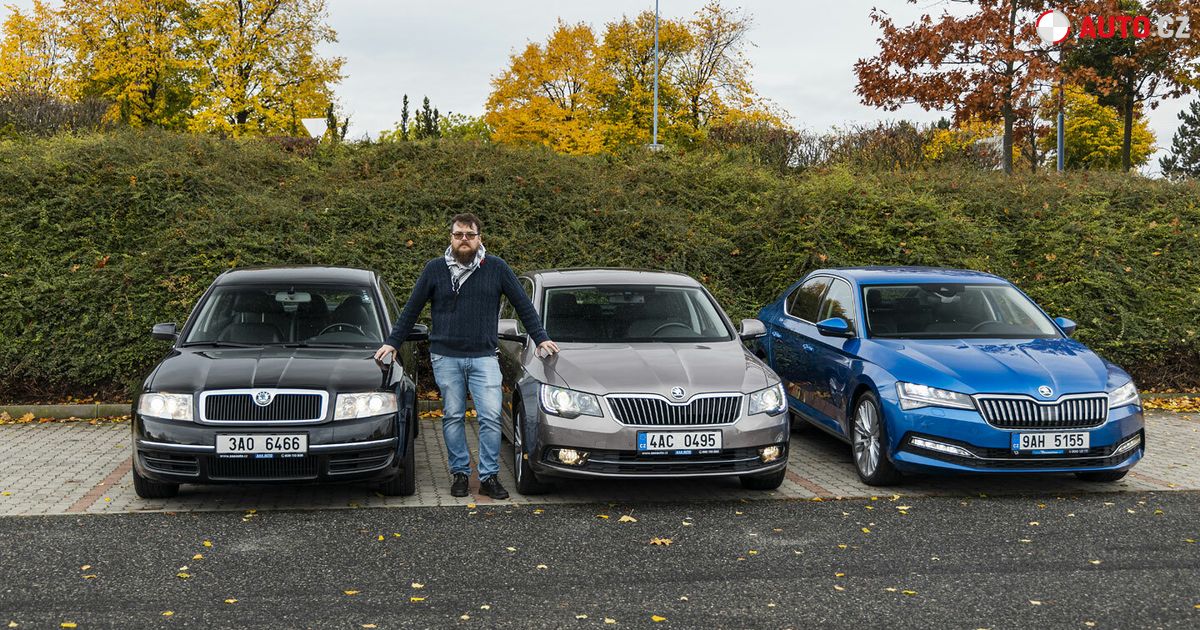 3 Generace TEST Škoda Superb 1, 2 a 3: Srovnání generací a motorů s novým Superbem ...