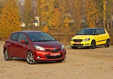 TEST Škoda Fabia 1,2 TSI (63 kW) vs. Toyota Yaris 1,33 (73 kW) – Souboj generací