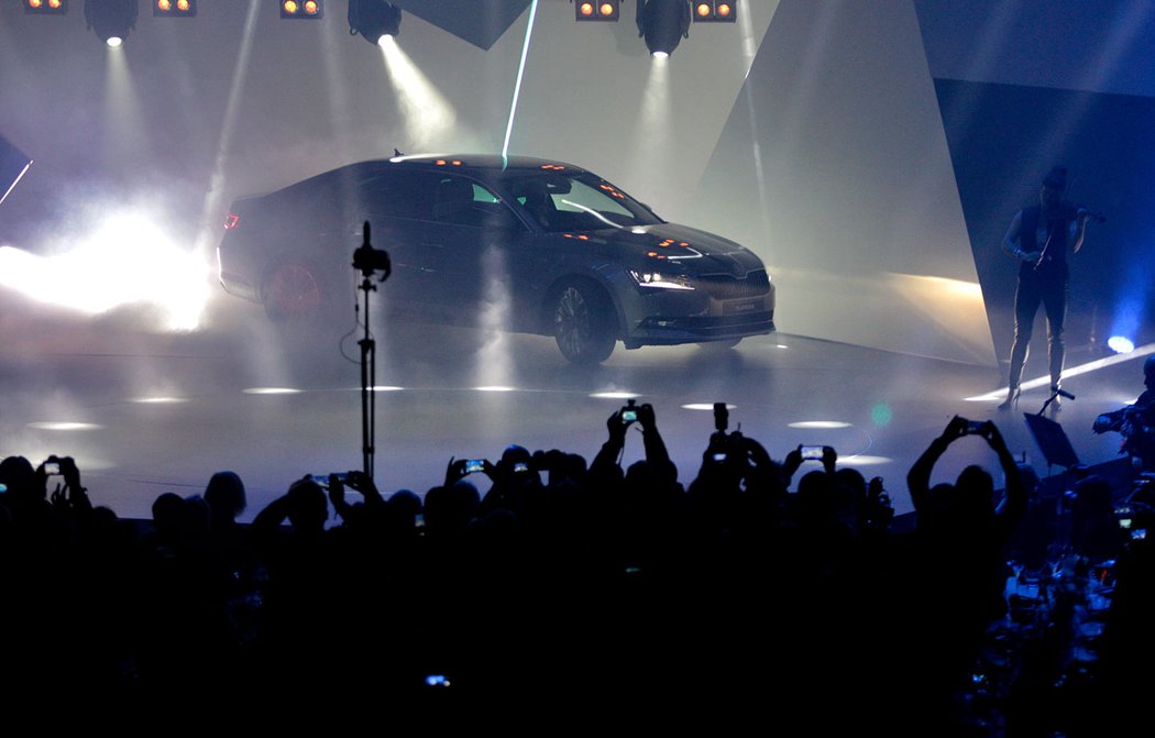 Škoda Superb III: fotografie z představení