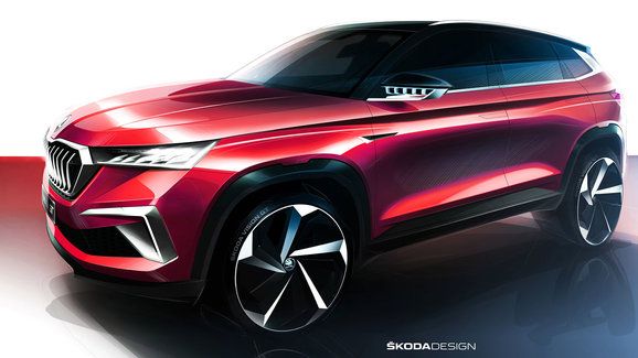 Škoda láká na další koncept. Vision GT bude SUV kupé na bázi Kamiqu