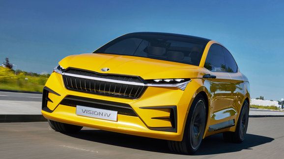 Škoda Vision iV je elektromobil v hodnotě 90 milionů, prohlédli jsme si ho přímo na silnici