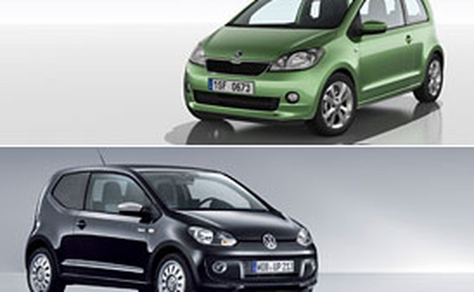 Designový duel: Škoda Citigo vs. Volkswagen Up!