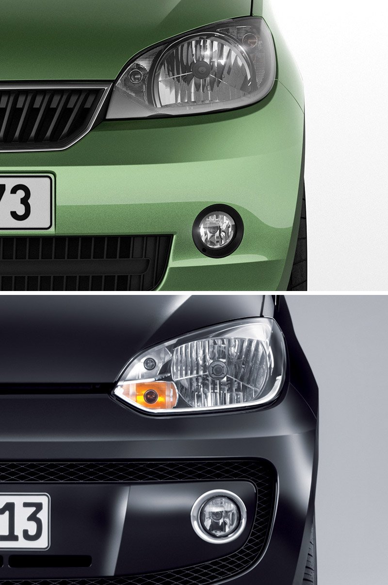 Srovnání VW Up! vs. Škoda Citigo