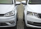 Je hezčí Škoda Octavia, nebo Volkswagen Golf? Hodnotili Češi! (video)