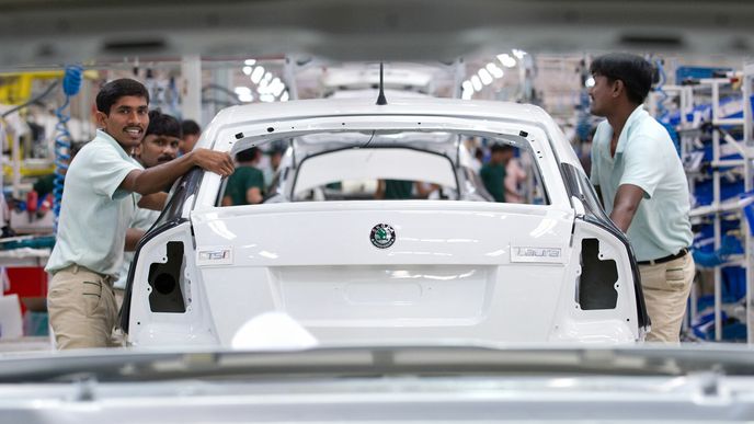 Výroba vozů Škoda v Indii Výroba vozů Škoda v Indii