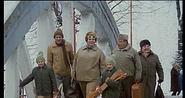 Slavní Homolkovi si vyrazili na zimní rekreaci.