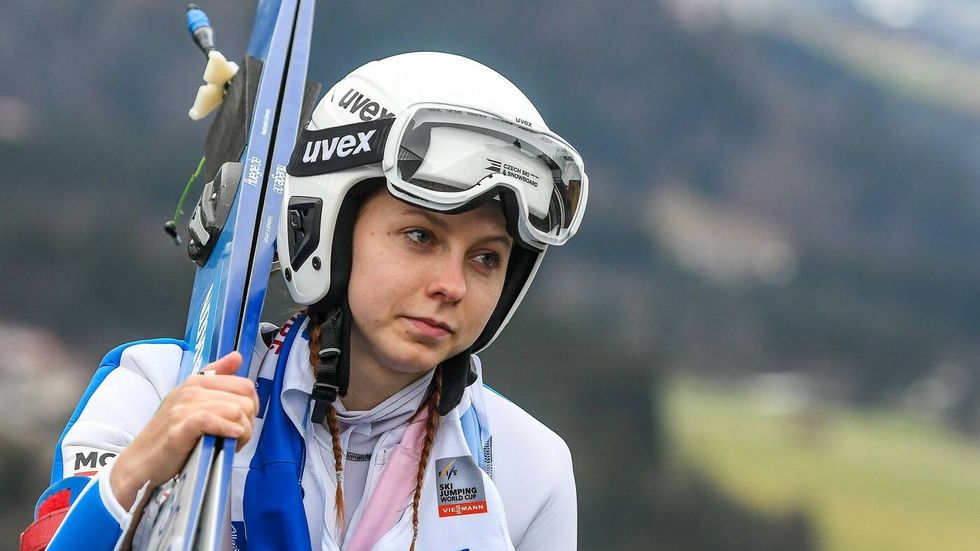Nejlepší česká skokanka na lyžích Karolína Indráčková