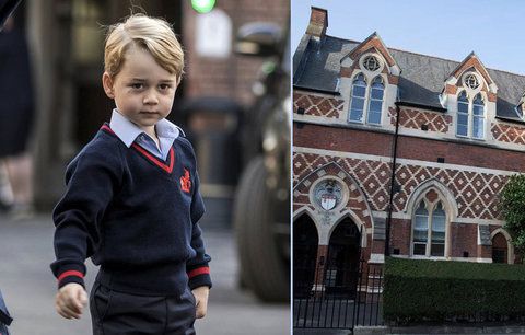 Princátko George (4) je školák: Čeká na něj šerm, balet i luxusní biojídelna!