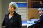 Radka Korbelová (vlevo) u soudu zastupovala muslimku proti Střední zdravotnické škole v Praze, které ředitelka (vpravo) zakázala hidžáb.