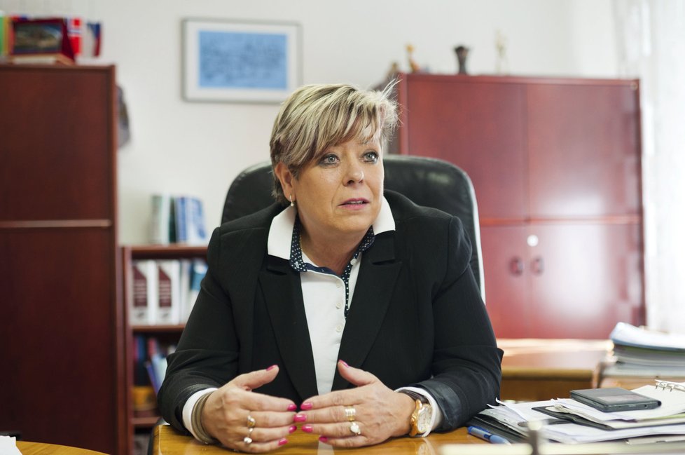 Ředitelka zdravotní školy Ivanka Kohoutová, kterou se ombudsmanka snaží usvědčit z diskriminace.