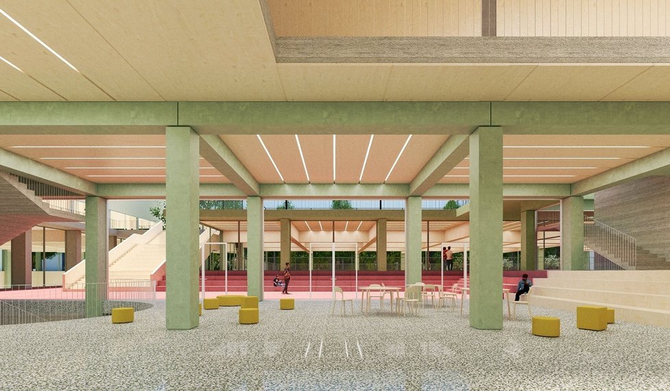 Takto vypadá návrh nové základní školy v Praze 8, základní školy Rohan