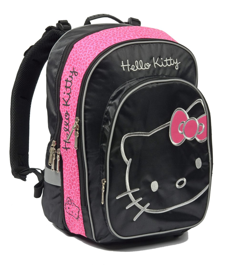 Ergonomicky tvarovaný odlehčený školní batoh Hello Kitty,  Karton PP, od 1 449 Kč