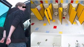 Žák základní školy na Královéhradecku znásilňoval na záchodech spolužáka. (ilustrační foto)