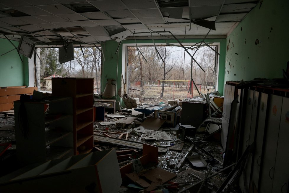 Školy na Ukrajině jsou na mnoha místech zničené