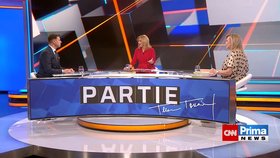 Alena Schillerová a Jan Skopeček v Partii (18.5.2025)