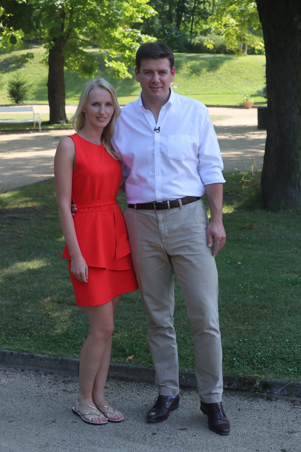 Poslanec Jan Skopeček (ODS) s dnes již manželkou Lucií