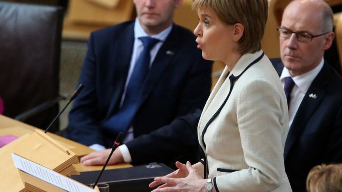 Skotská první ministryně Nicola Sturgeon