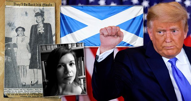 Expertka na Skotsko o Trumpových „tajných“ kořenech: Útoky na migranty? Jde proti vlastní matce