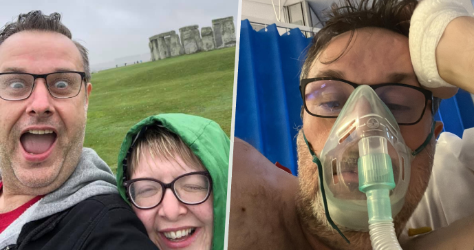 Otec dvou dětí Stewart Gilrey se bál jehel, podlehl covidu.