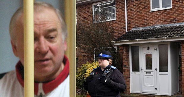 Skripala s dcerou otrávili u dveří jejich domu, tvrdí nově britská policie